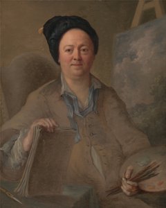 Retrato de un pintor de paisajes, posiblemente George Lambert